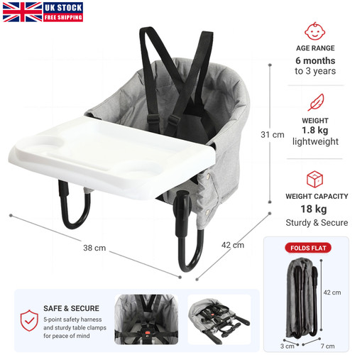 Clip baby chair hook on - clip,