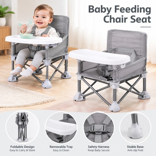 Foldable baby feeding seat - baby,